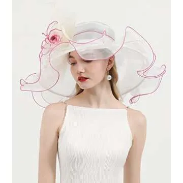 Elegant RZTA Derby Hat for Women - Perfect for Events
