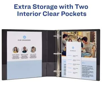 Avery Economy Binder with Slant Rings for Organized Documents