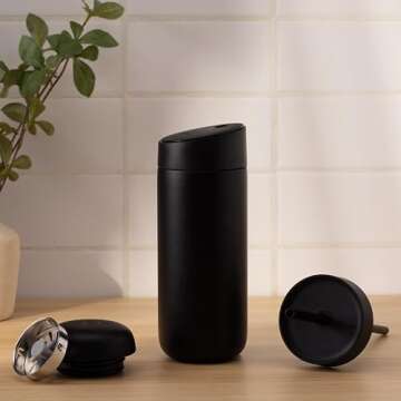 Fellow 16 oz Carter Travel Mug - Versatile Design with 3 Lids