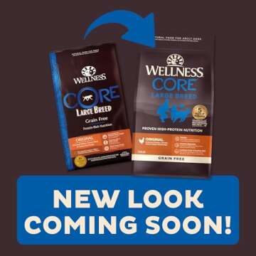 Wellness Natural Pet Food CORE Grain-Free High-Protein Large Breed Adult Dry Dog Food, Made in USA, With Glucosamine & Chondroitin to Support Joint Health (26-Pound Bag)