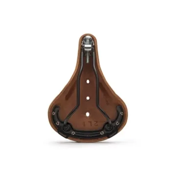 Brooks B17 Short Brown Leather Bike Saddle - Handmade Comfort