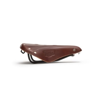 Brooks B17 Short Brown Leather Bike Saddle - Handmade Comfort