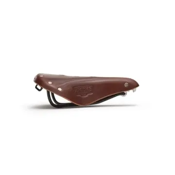 Brooks B17 Short Brown Leather Bike Saddle - Handmade Comfort