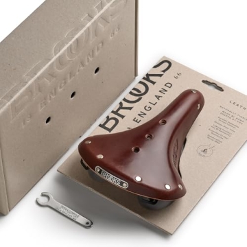 Brooks B17 Short Brown Leather Bike Saddle - Handmade Comfort