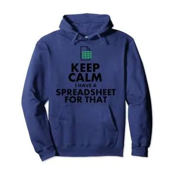 Funny Excel Spreadsheets Lover Gift | Accountant Men Women Pullover Hoodie
