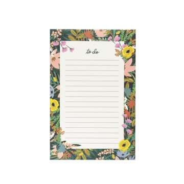 RIFLE PAPER CO. Lined Notepad with 75 Pages in Havana