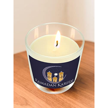 Apple Scented Ramadan Candle Jar for Home Decor