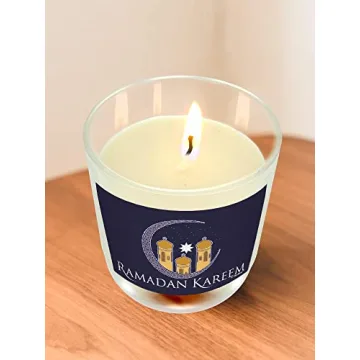 Apple Scented Ramadan Candle Jar for Home Decor