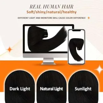 Full Shine Clip-in Hair Extensions Real Human Hair