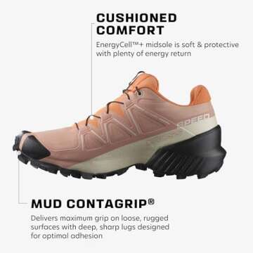 Salomon Women's Speedcross Trail Running Shoes - Comfort & Grip