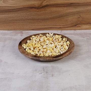 Handmade Mango Wood Salad Plate for Elegant Serving