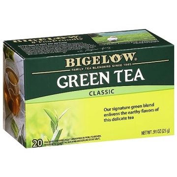 Bigelow Premium Green Tea – 120 Individually Wrapped Tea Bags (6 Packs)