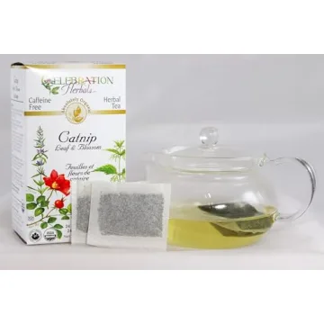 Celebration Herbals Organic Catnip Leaf Tea Bags 24 Count