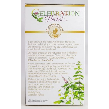 Celebration Herbals Organic Catnip Leaf Tea Bags 24 Count