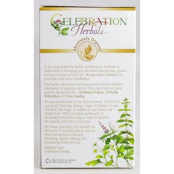 Celebration Herbals Organic Catnip Leaf Tea Bags 24 Count