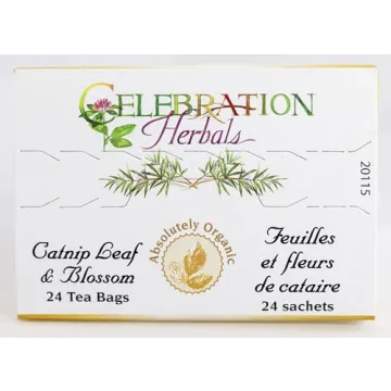 Celebration Herbals Organic Catnip Leaf Tea Bags 24 Count