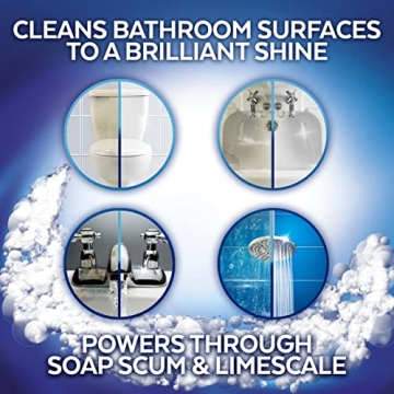 Lysol Power Foaming Cleaning Spray for Bathrooms Clean Shine