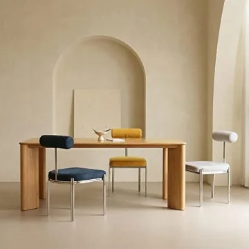 SUSUO Rectangle Dining Table - Mid-Century Modern Design