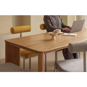 SUSUO Rectangle Dining Table - Mid-Century Modern Design