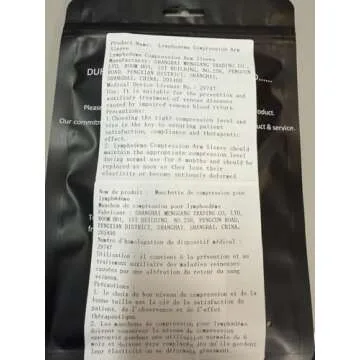 MGANG Lymphedema Compression Arm Sleeve for Women Men, Opaque, 15-20 mmHg Compression Full Arm Support with Silicone Band, Relieve Swelling, Edema, Post Surgery Recovery, Single Black XL