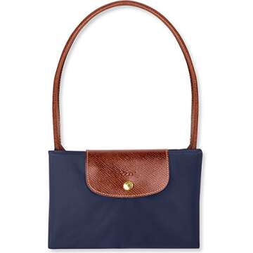 Longchamp Le Pliage Large Folding Tote - Navy Style