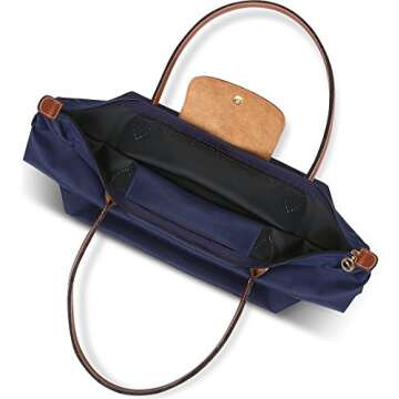 Longchamp Le Pliage Large Folding Tote - Navy Style