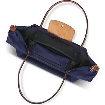 Longchamp Le Pliage Large Folding Tote - Navy Style