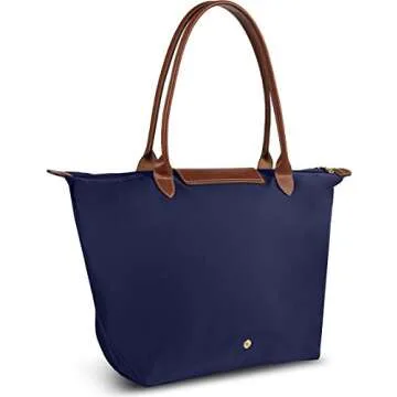 Longchamp Le Pliage Large Folding Tote - Navy Style