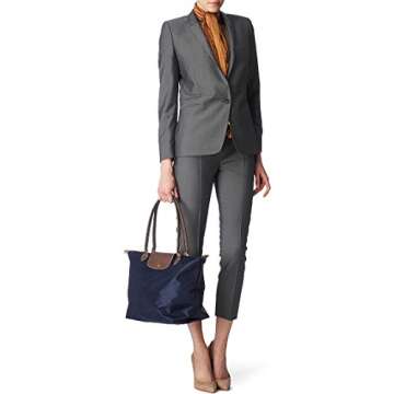 Longchamp Le Pliage Large Folding Tote - Navy Style