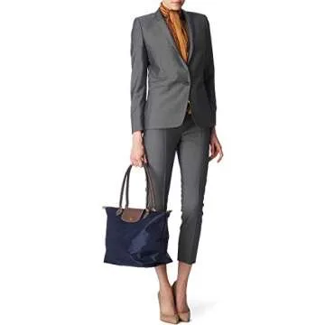 Longchamp Le Pliage Large Folding Tote - Navy Style