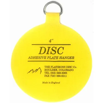 Invisible Adhesive Disc Plate Hangers Set - Holds Securely