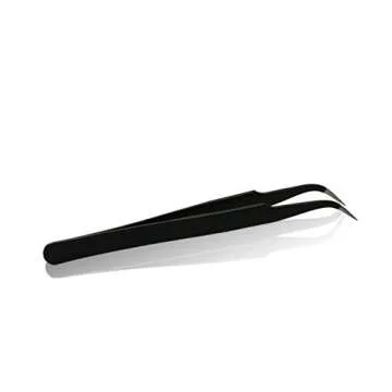 Tweezers Straight and Curved for Precision Pick up and Placement - Eyelash Extensions, Health and Beauty, Cosmetics