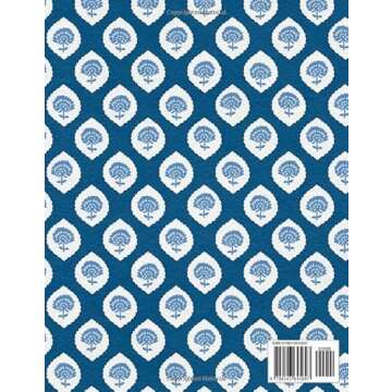 Block Print Paperback Notebook - Elegant Lined Journal for Creative Minds