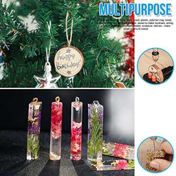 LEOBRO Hand Drill with 10 Drill Bits for Crafting