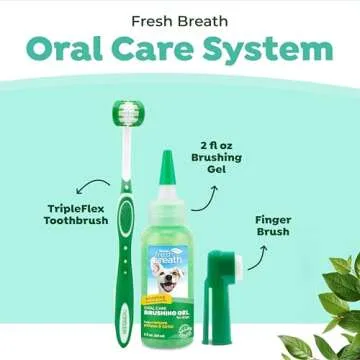 TropiClean Fresh Breath Oral Care Kit for Large Dogs