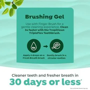 TropiClean Fresh Breath Oral Care Kit for Large Dogs