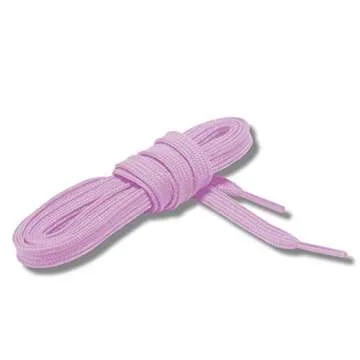 AOMIDI Flat Shoelaces Wide Shoes Lace 2 Pairs Wide Shoelaces Hollow Thick Flat Shoe Laces for Sneakers and Shoes (45" inches (114 cm), Light Pink)