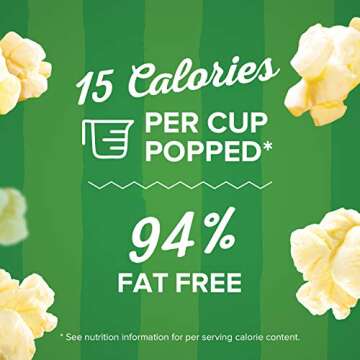 Orville Redenbacher’s SmartPop! Butter Flavored Microwave Popcorn, Gluten Free, 12 Count Mini Popc...