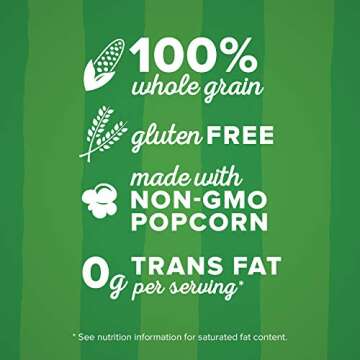 Orville Redenbacher’s SmartPop! Butter Flavored Microwave Popcorn, Gluten Free, 12 Count Mini Popcorn Bags (6 Boxes)