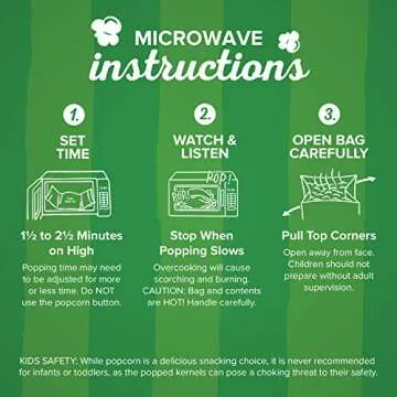 Orville Redenbacher’s SmartPop! Butter Flavored Microwave Popcorn, Gluten Free, 12 Count Mini Popcorn Bags (6 Boxes)
