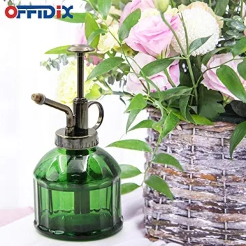OFFIDIX Glass Plant Mister - Vintage Style Indoor Spritzing Can
