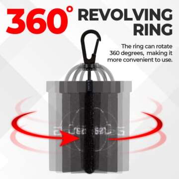 CreateG Golf Glove Holder 2 PC - Not to The Pocket, But to The Waist - Both Sides Velcro Loop Holder Grabber Keeper - On Course Golf Accessories - Golf Gifts… (Black)