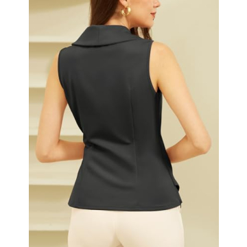 Shop GRACE KARIN Women's Stylish Sleeveless Wrap Top Now!