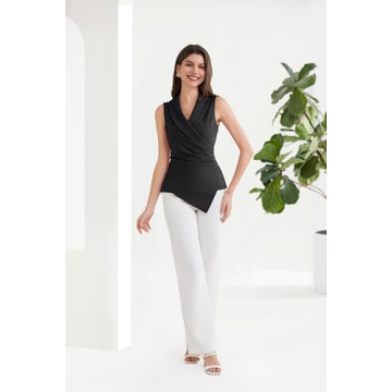 Shop GRACE KARIN Women's Stylish Sleeveless Wrap Top Now!