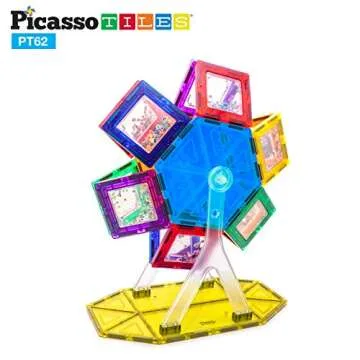 PicassoTiles Construction Kit Ferris Wheel Set for Kids