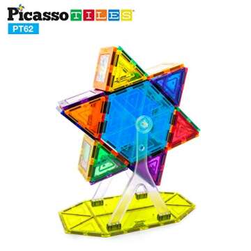 PicassoTiles Construction Kit Ferris Wheel Set for Kids