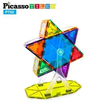 PicassoTiles Construction Kit Ferris Wheel Set for Kids