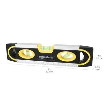 Amazon Basics 9-Inch Magnetic Torpedo Level for DIY