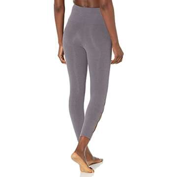 Maaji Women's Impulsive Solid High Rise 7/8th Legging, Medium Purple, Large