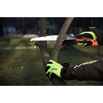 Folding Saw, 8 Inch Rugged Blade Hand Saw, Best for Camping, Gardening, Hunting | Cutting Wood, PVC, Bone, Pruning Saw with Ergonomic Non-Slip Handle Design